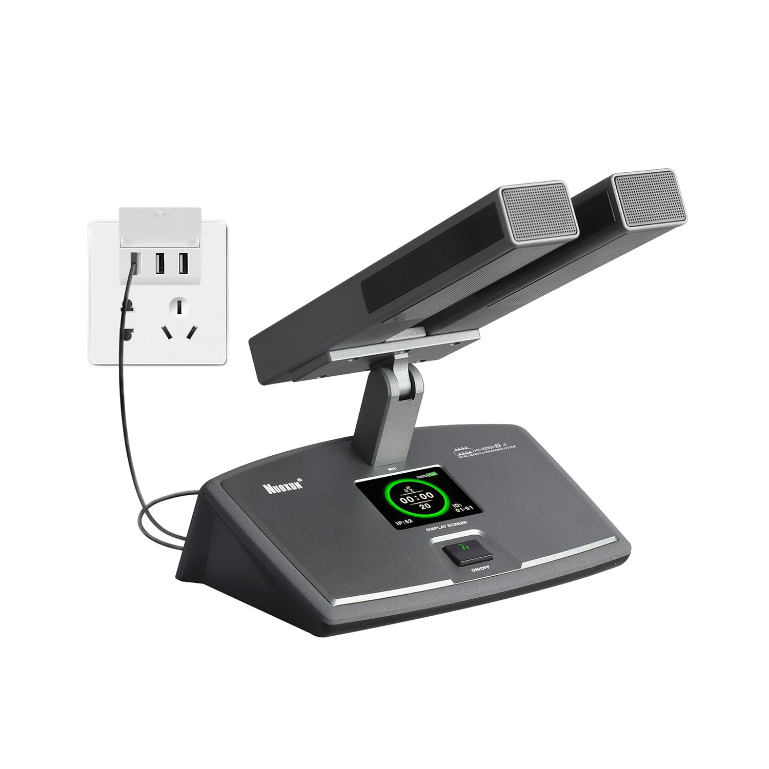 型无线会议系统-恩平市诺讯电声科技器材厂 视频会议设备_麦克风厂